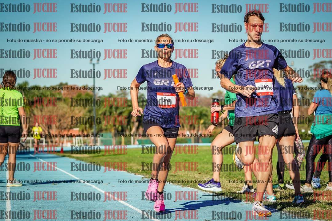 Fotos durante los relevos