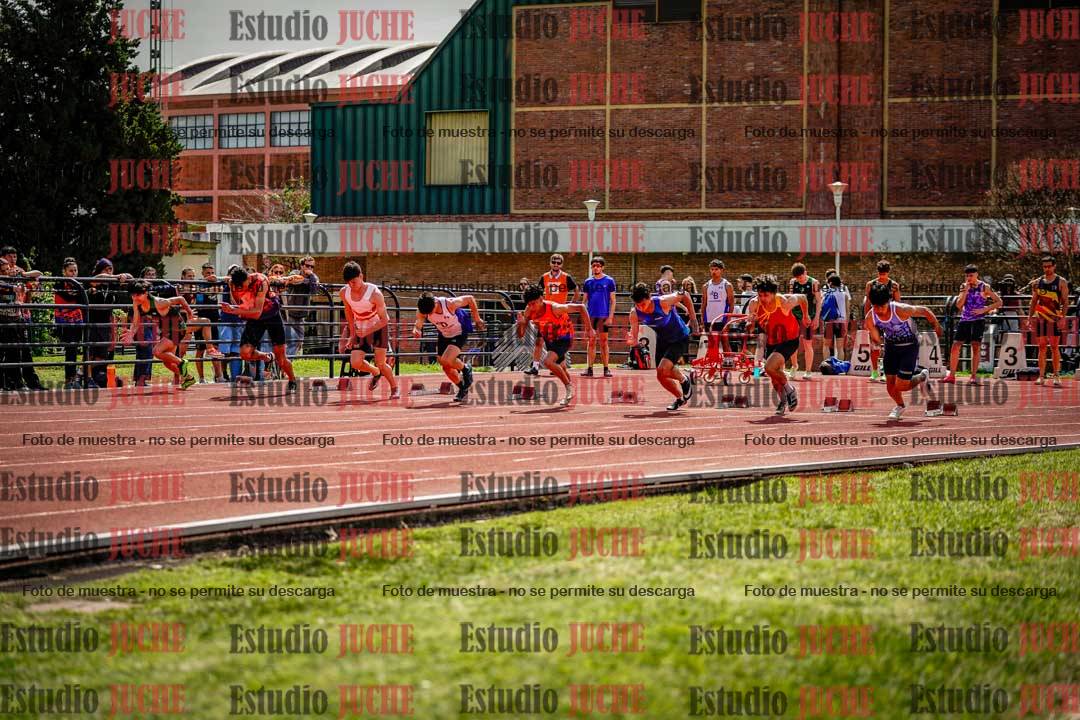 Fotos de los 100 m de varones