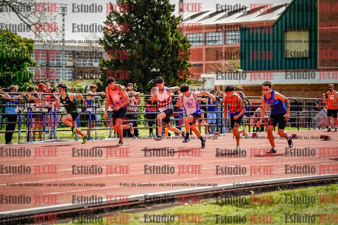 Fotos de los 100 m de varones
