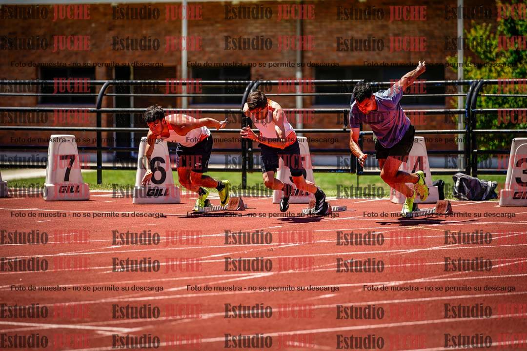 Fotos de los 110 m con vallas de varones