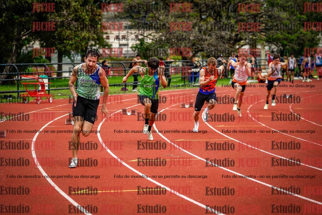 Fotos de los 200 m de varones