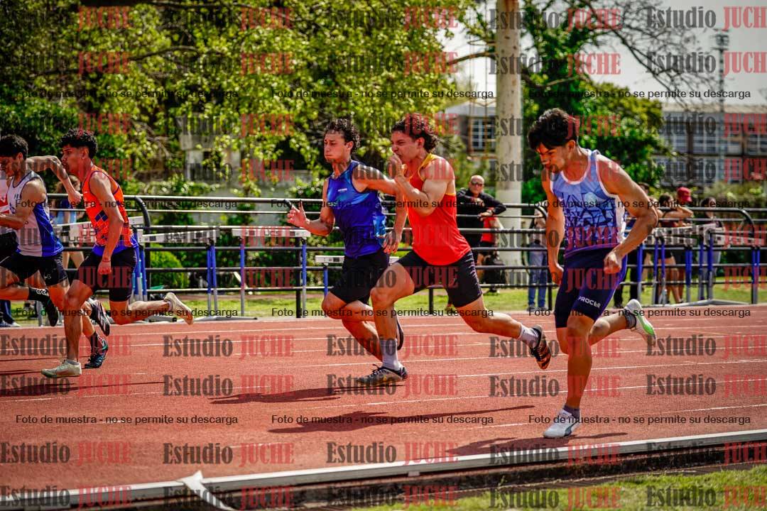 Fotos de los 100 m de varones