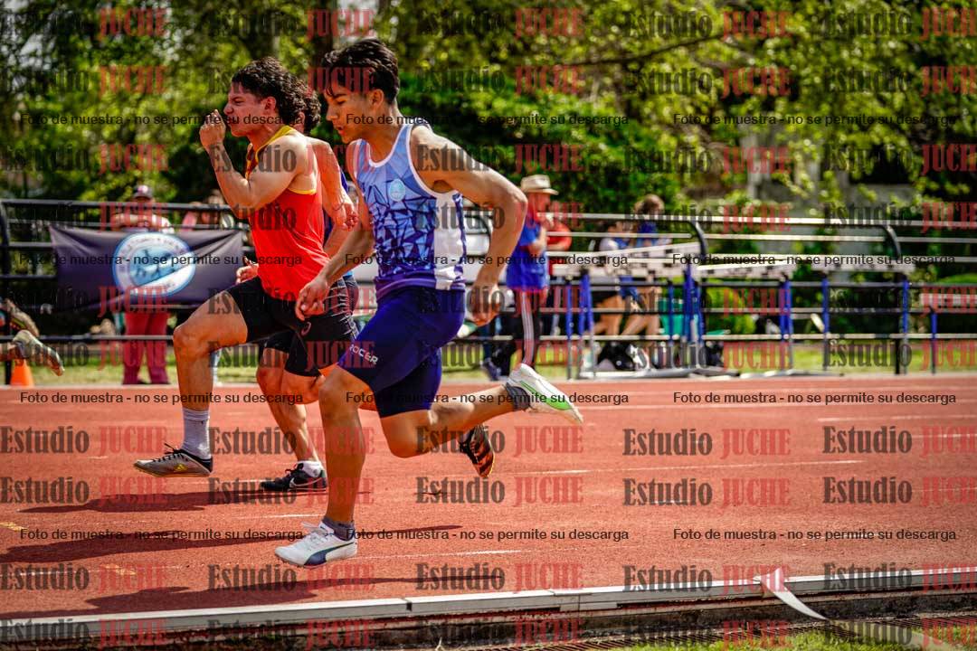 Fotos de los 100 m de varones
