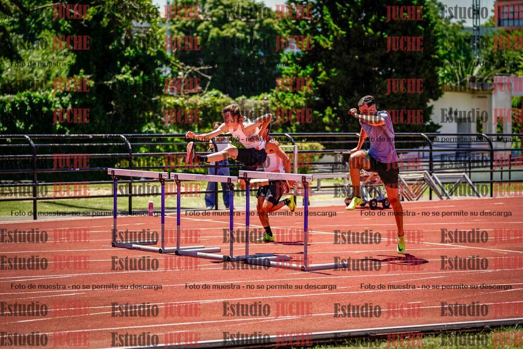 Fotos de los 110 m con vallas de varones