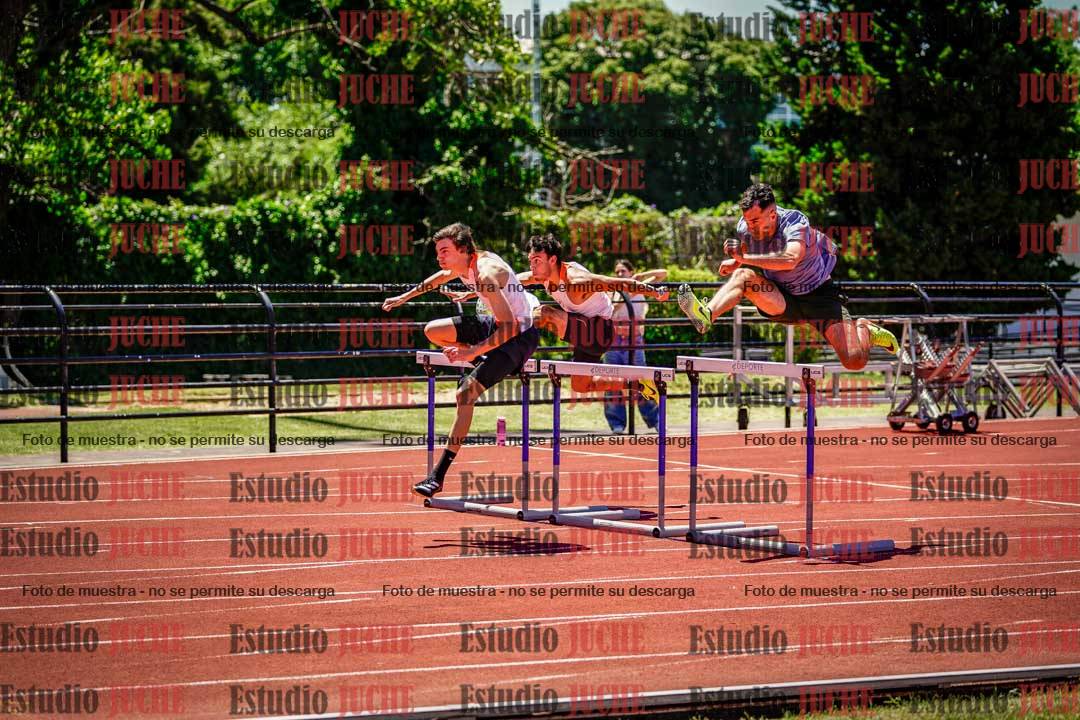 Fotos de los 110 m con vallas de varones