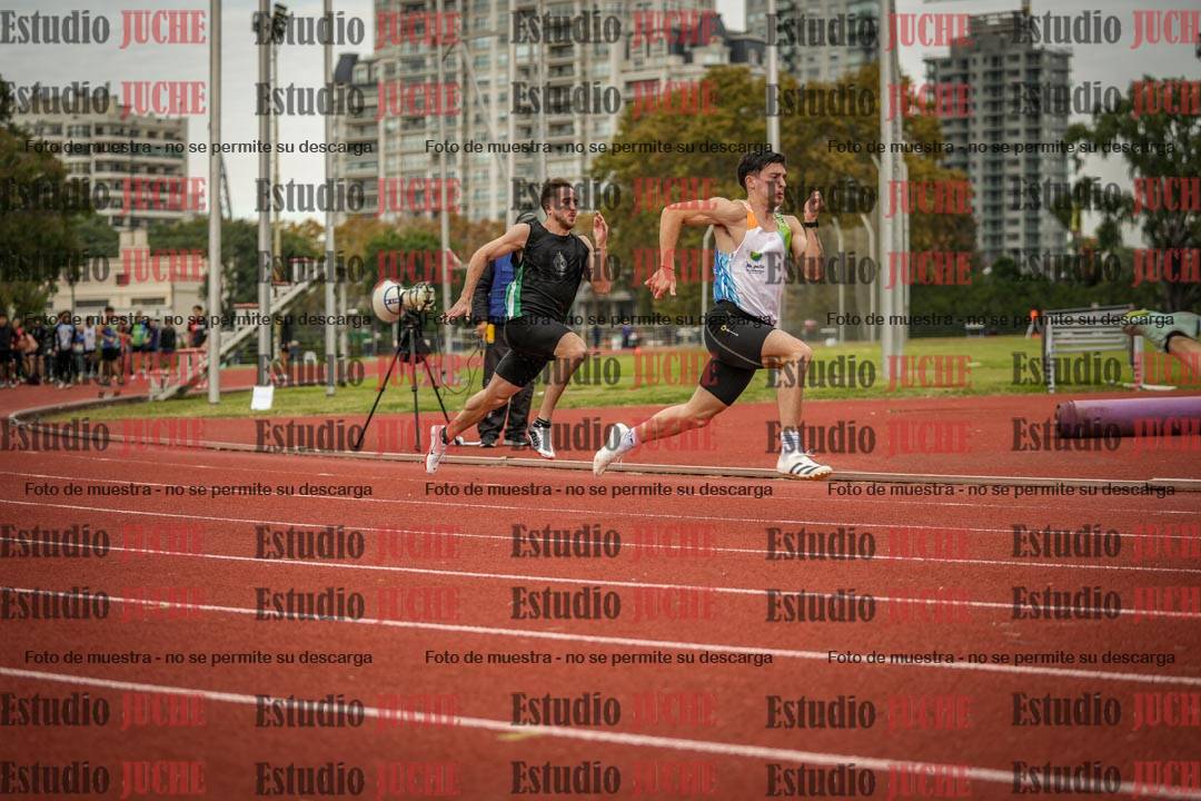 Fotos de los 200 m llanos de varones