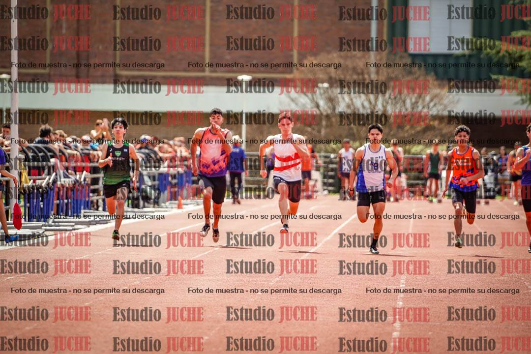 Fotos de los 100 m de varones