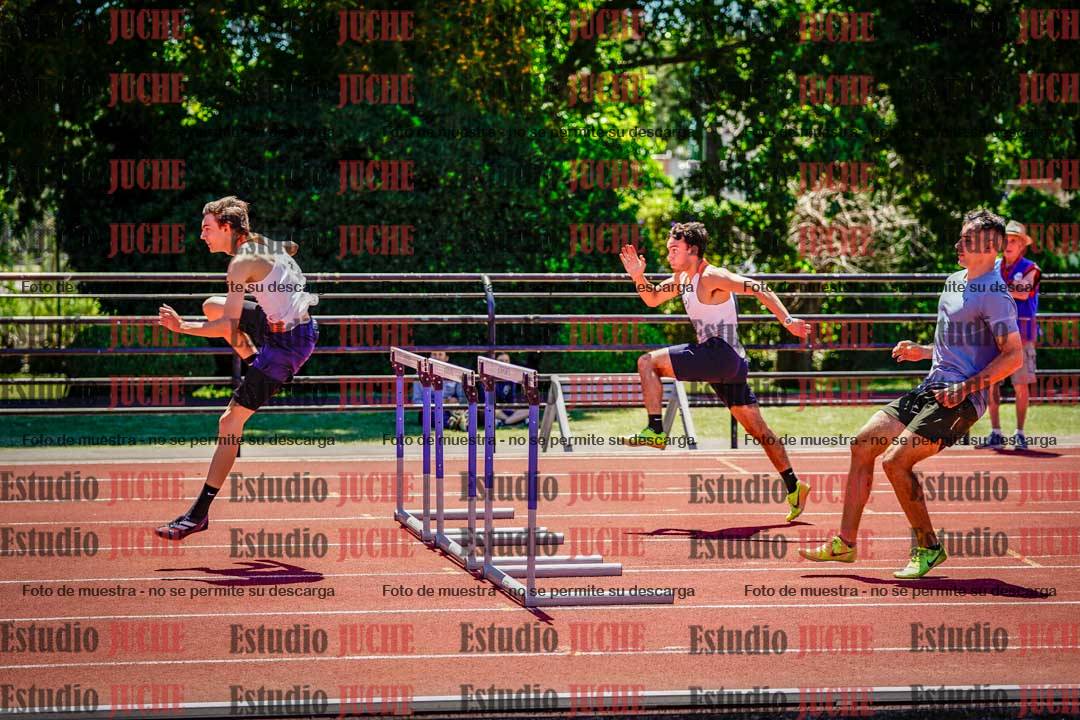 Fotos de los 110 m con vallas de varones