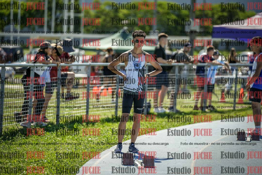 Fotos de los 400 m llanos de varones