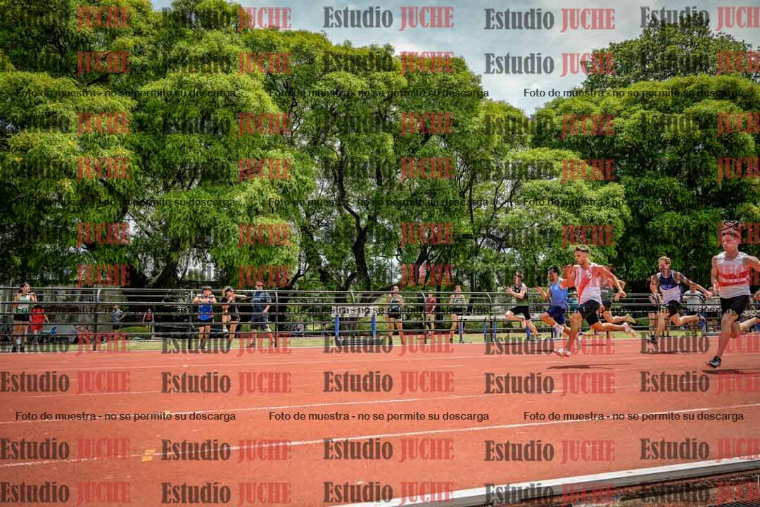 Fotos de los 100 m llanos de varones