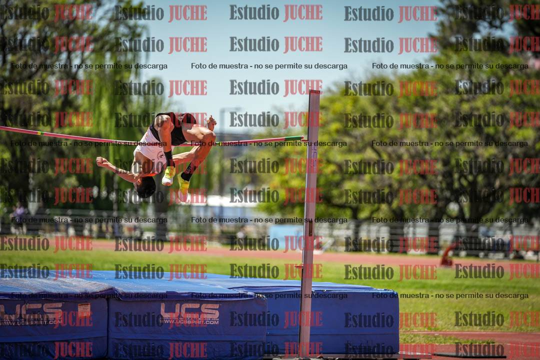 Fotos del salto en alto de varones