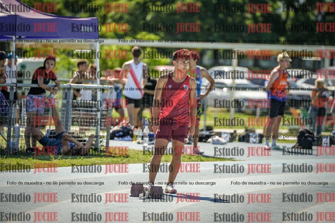 Fotos de los 400 m llanos de varones