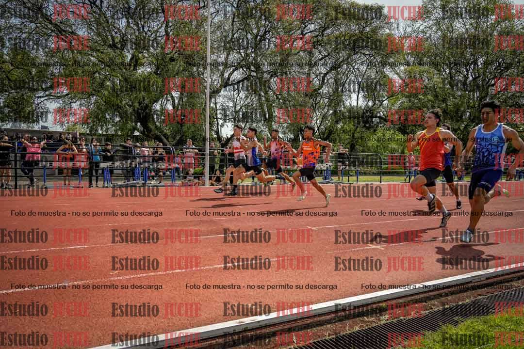 Fotos de los 100 m de varones