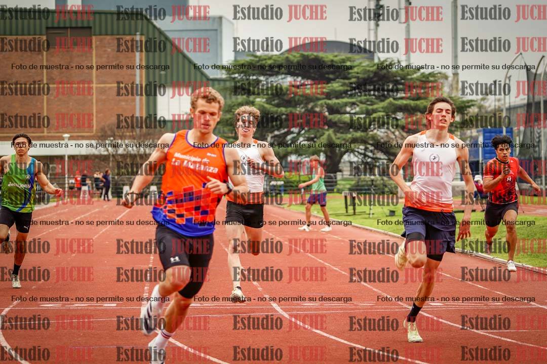 Fotos de los 200 m de varones