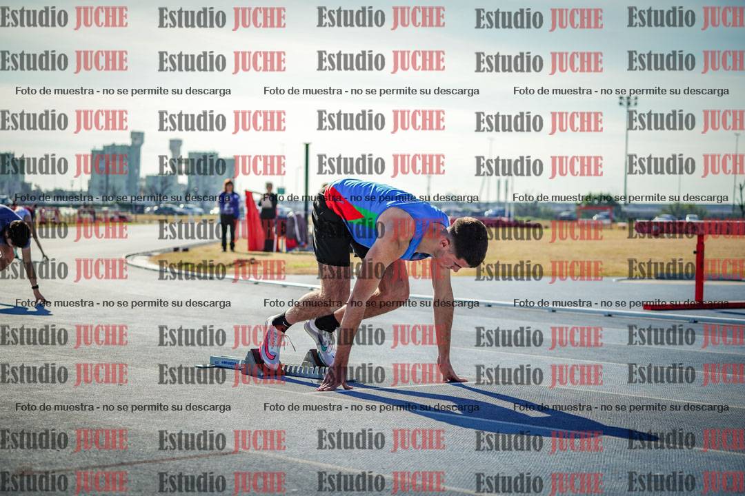 Fotos de los 400 m llanos de varones