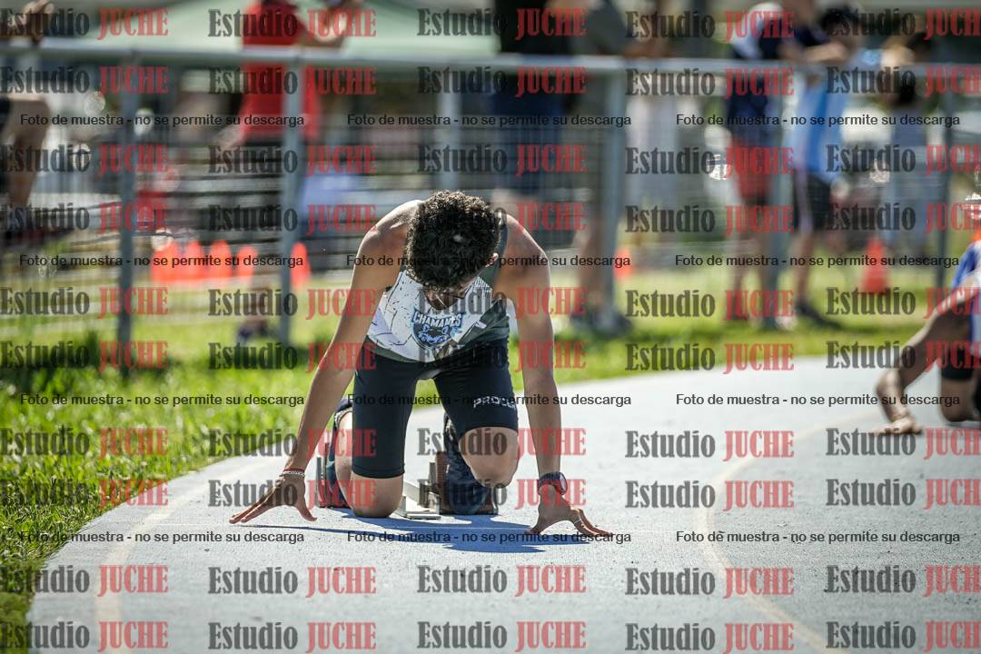 Fotos de los 400 m llanos de varones