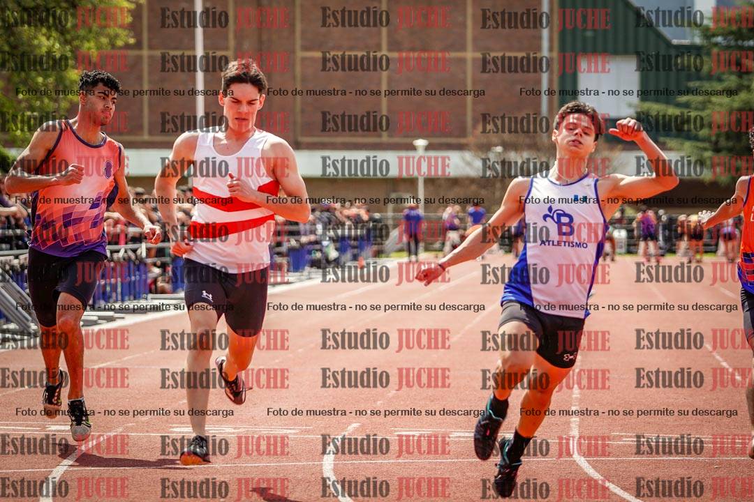 Fotos de los 100 m de varones