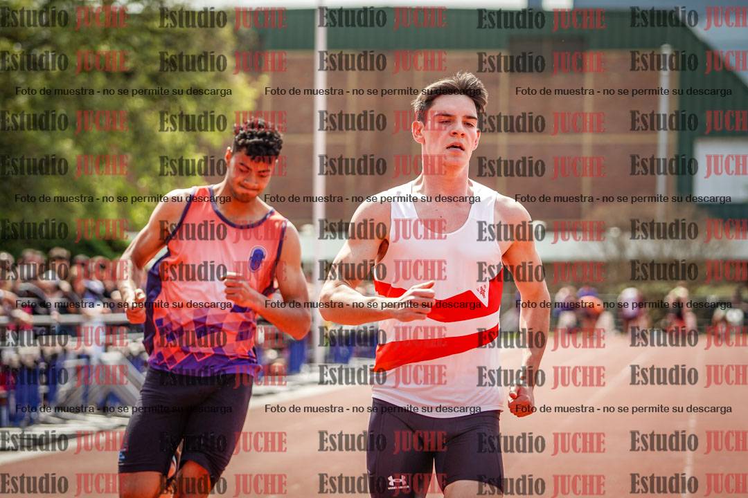 Fotos de los 100 m de varones