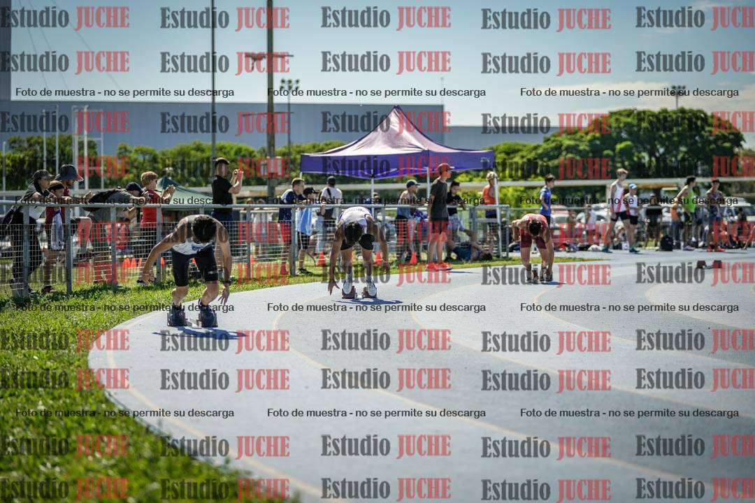 Fotos de los 400 m llanos de varones