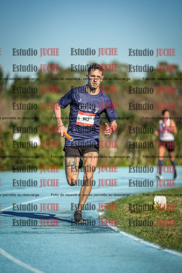 Fotos durante los relevos