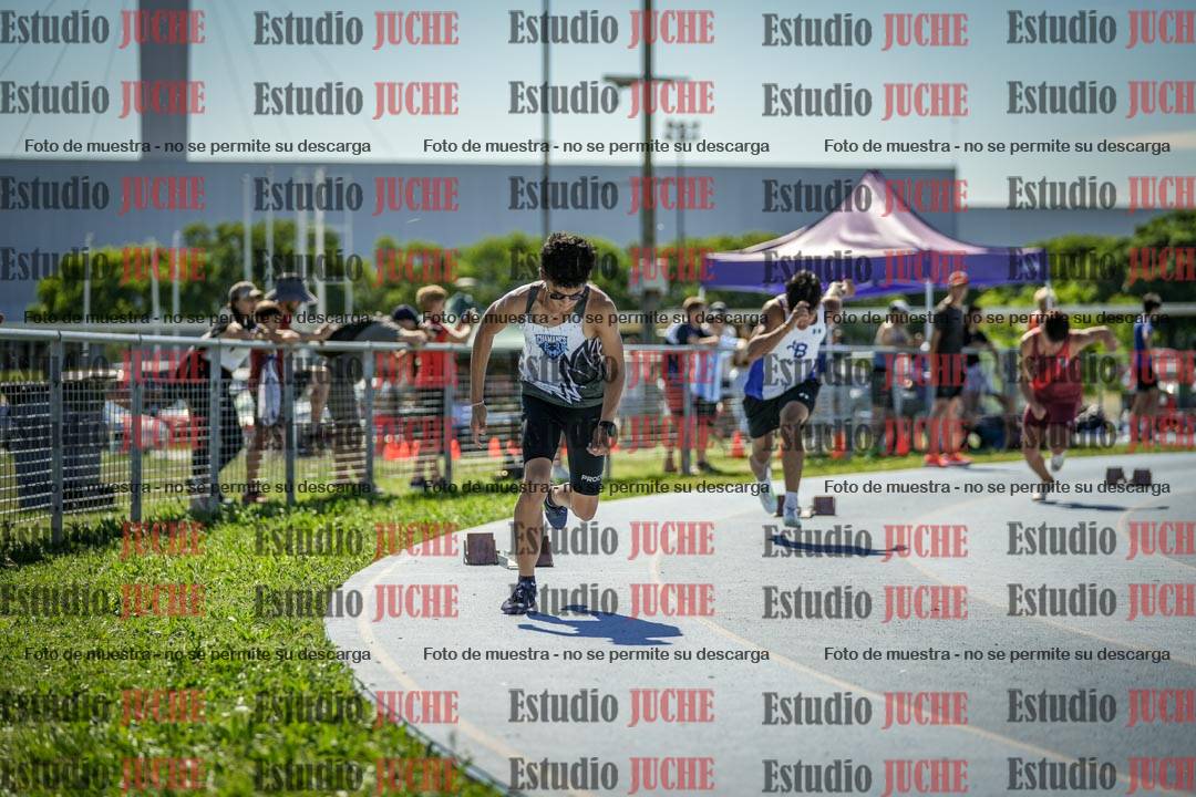Fotos de los 400 m llanos de varones