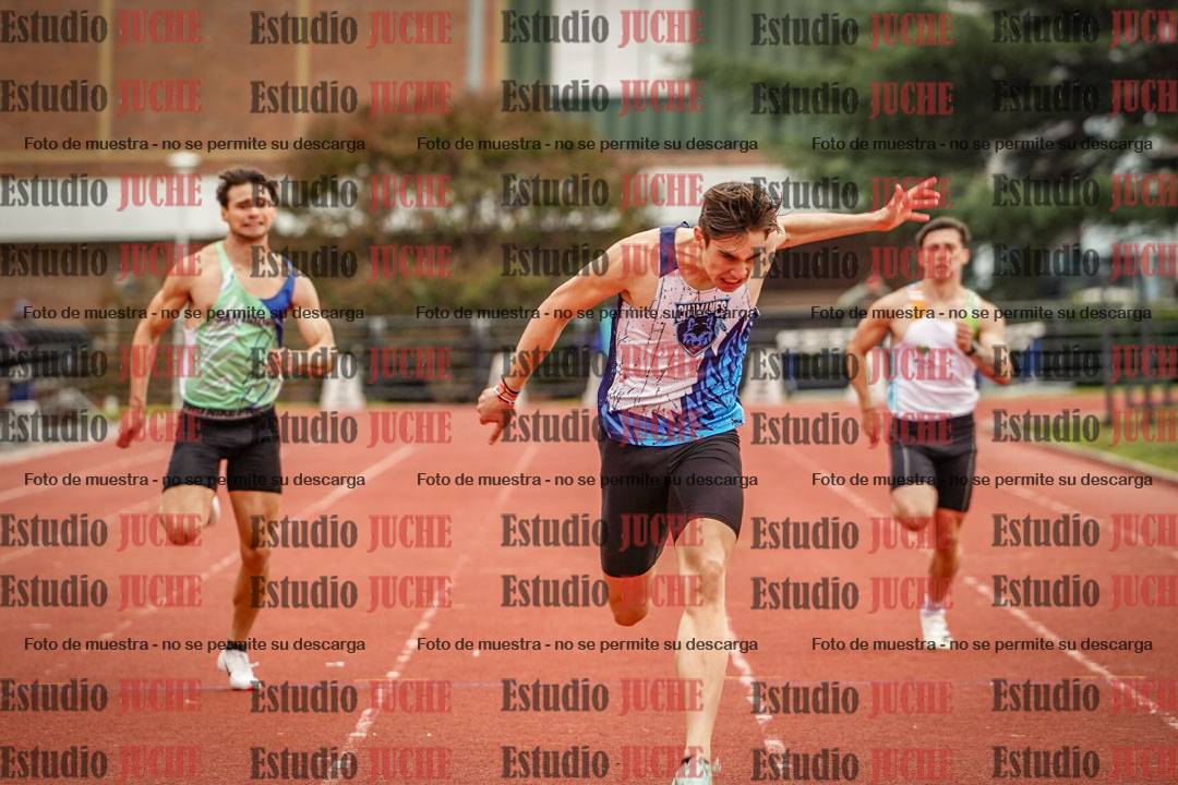 Fotos de los 200 m llanos de varones