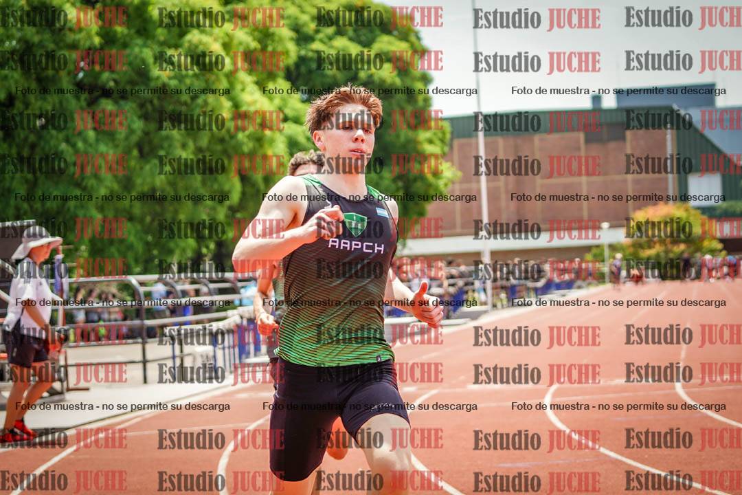 Fotos de los 100 m llanos de varones