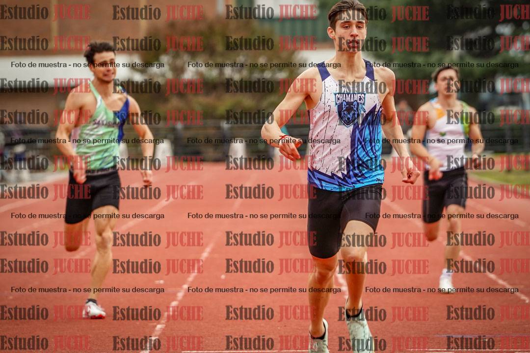 Fotos de los 200 m llanos de varones