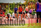 Fotos de los 100 m llanos de varones