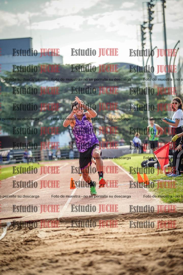 Fotos del salto triple de varones