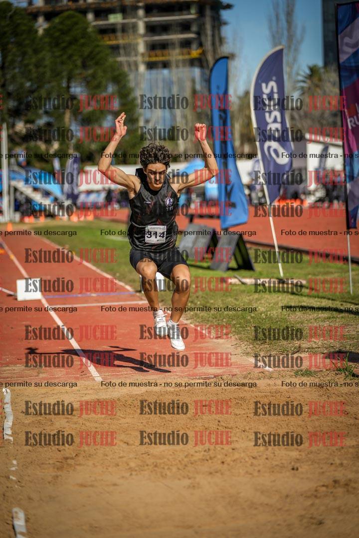 Fotos del salto triple de varones