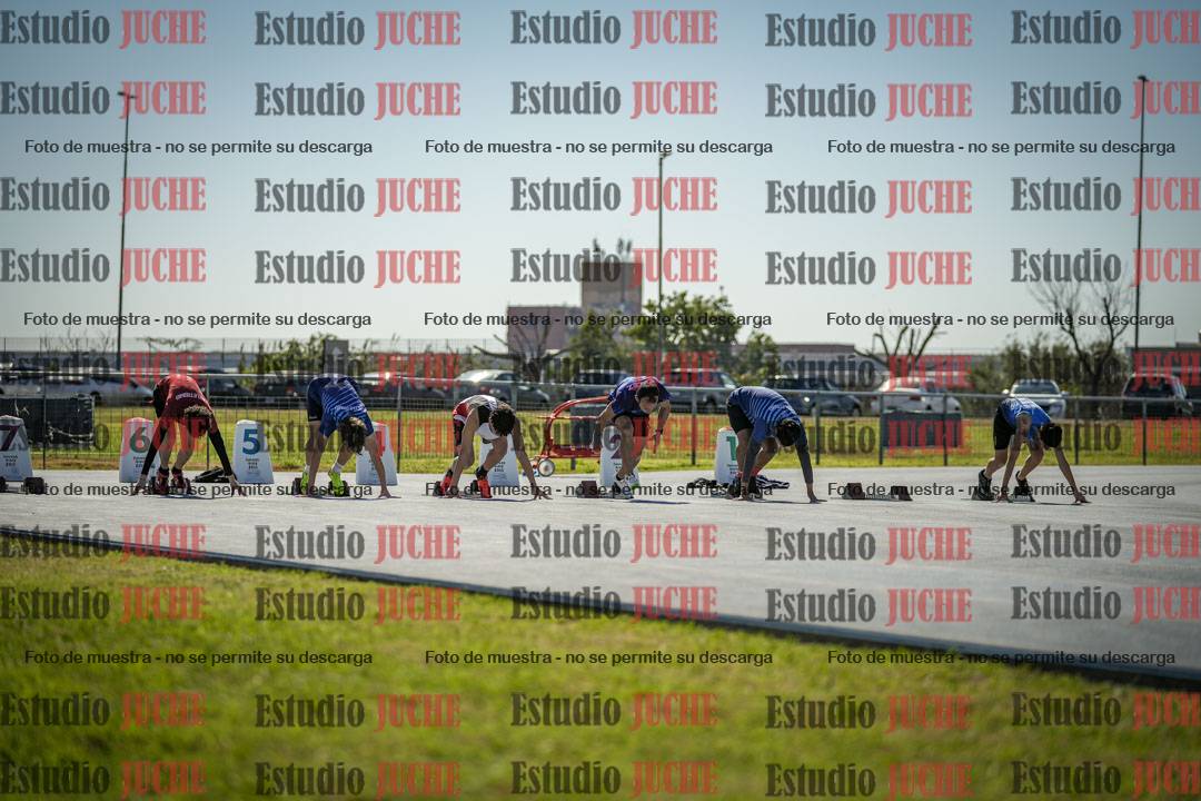 Fotos de los 100 m llanos de varones