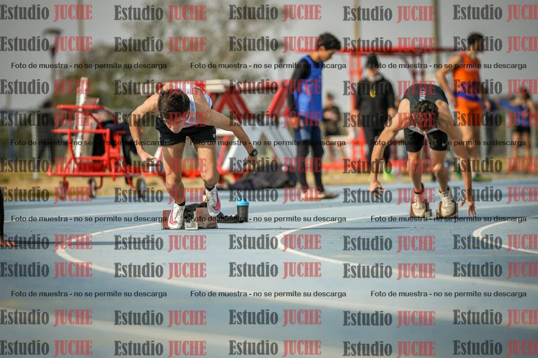 Fotos de los 200 m llanos de varones
