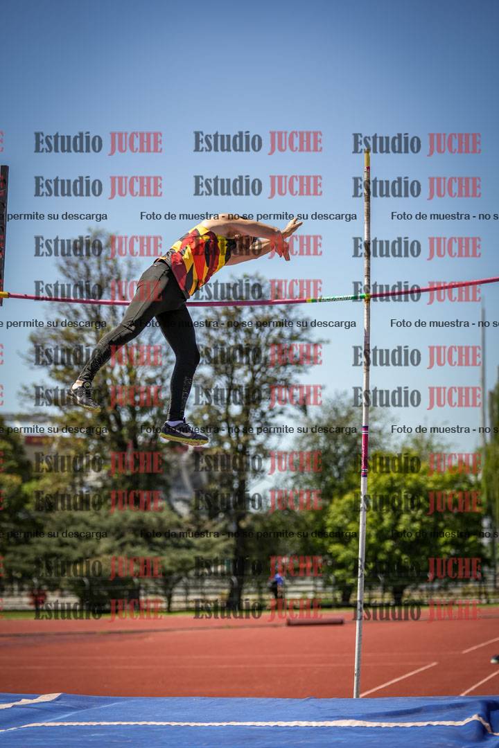 Fotos del salto con garrocha de mujeres y varones