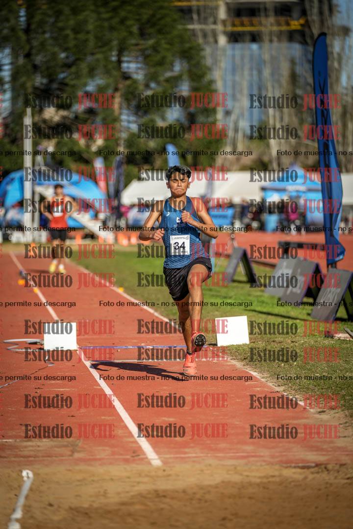 Fotos del salto triple de varones