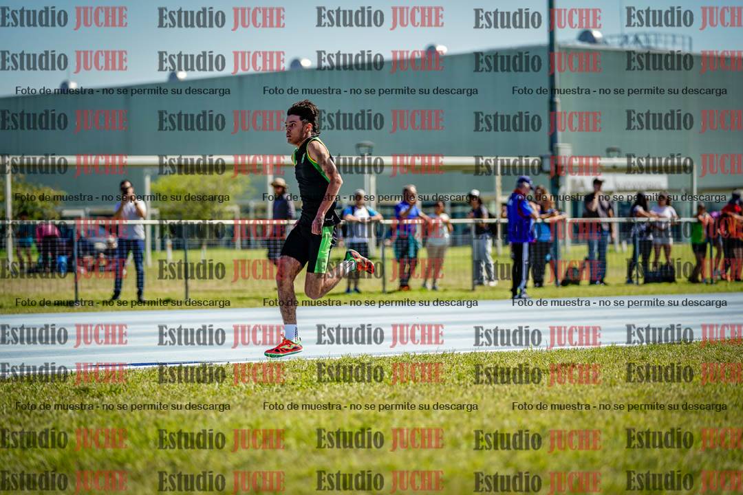 Fotos de los 100 m llanos de varones
