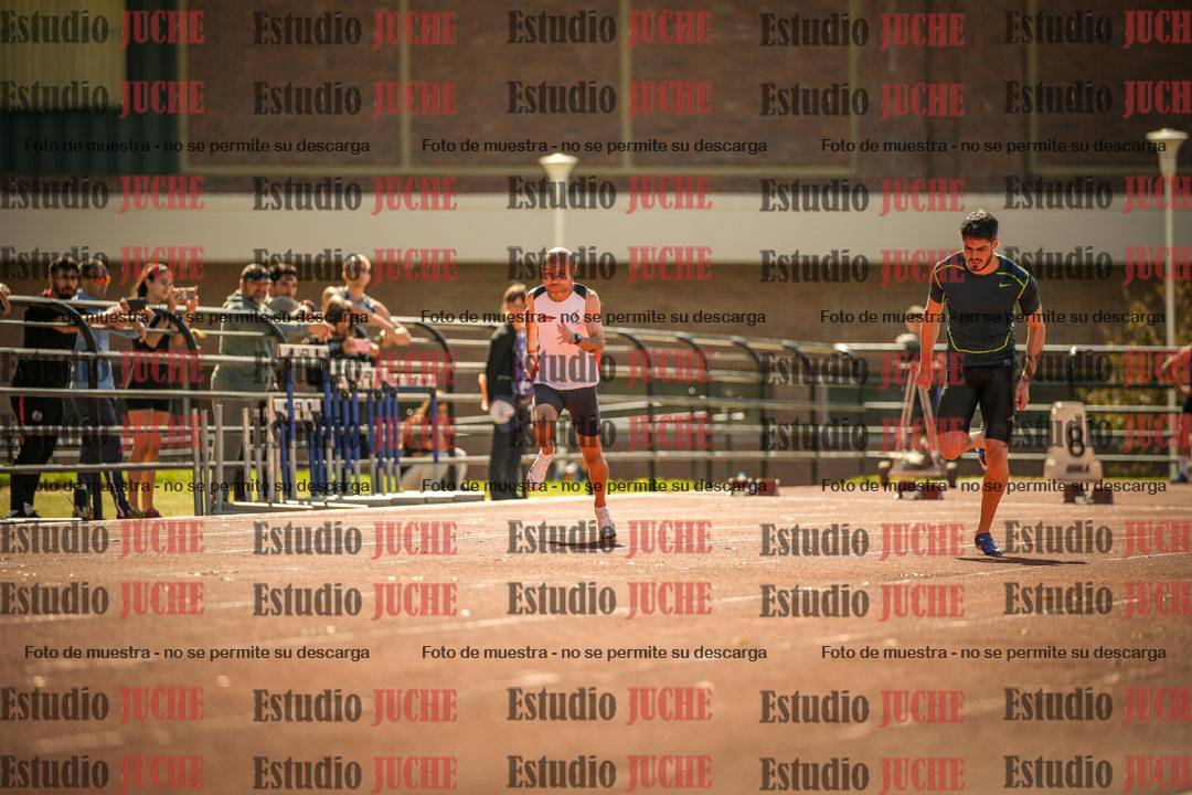 Fotos de los 100 m llanos de varones