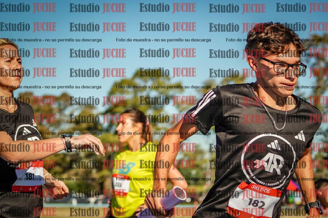 Fotos durante los relevos