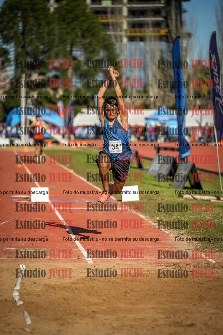 Fotos del salto triple de varones