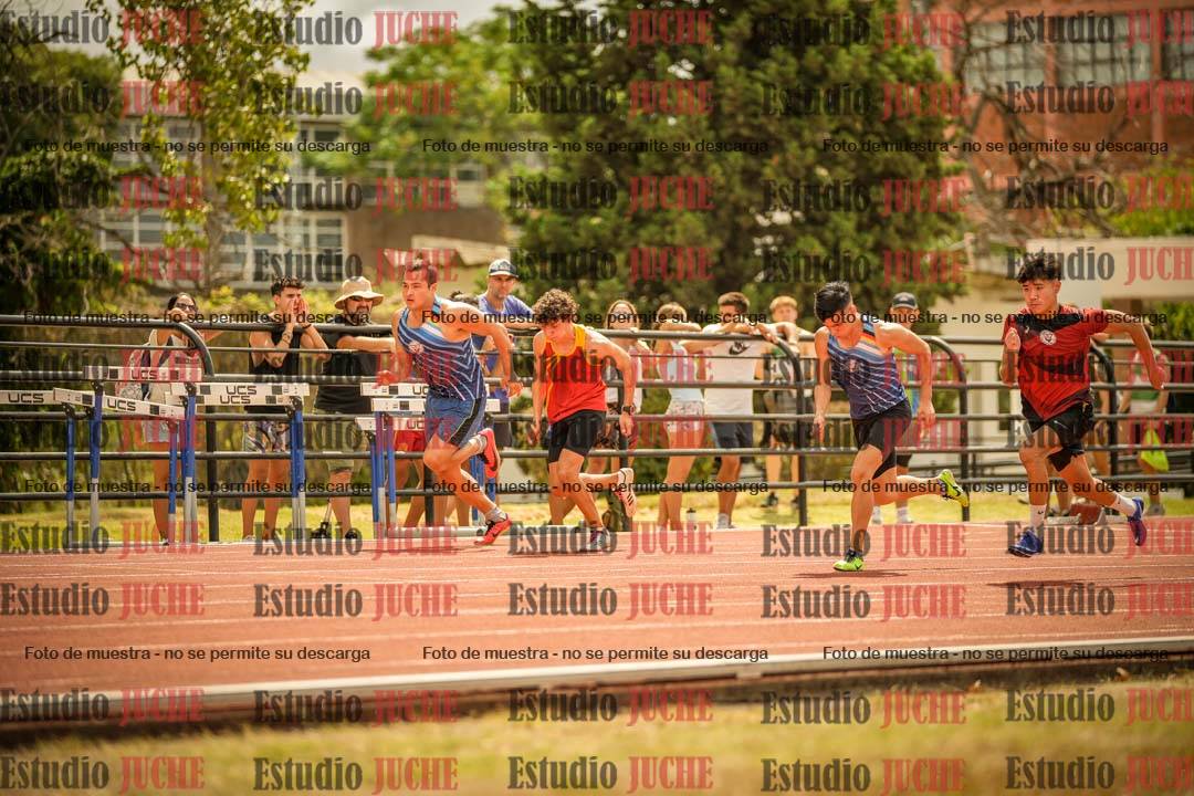 Fotos de los 100 m llanos de varones