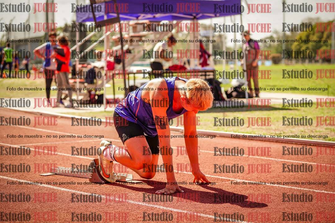 Fotos de los 400 m llanos de varones