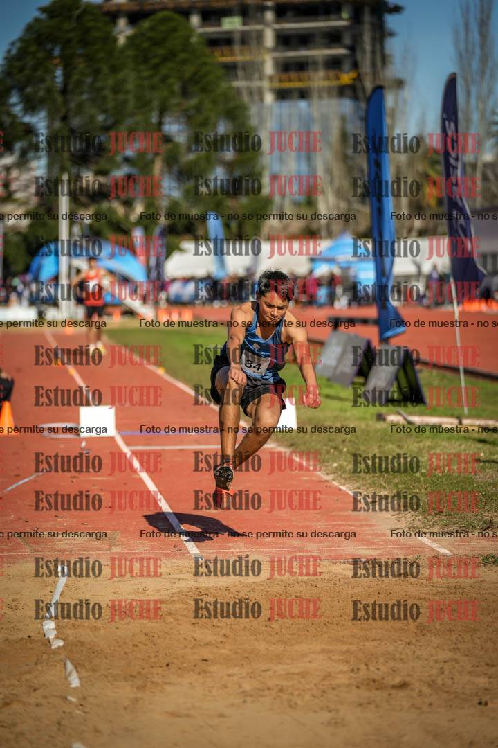 Fotos del salto triple de varones