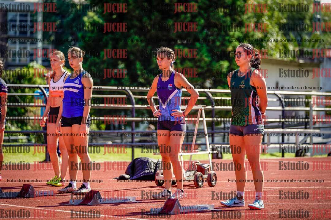 Fotos de los 100 m con vallas de mujeres