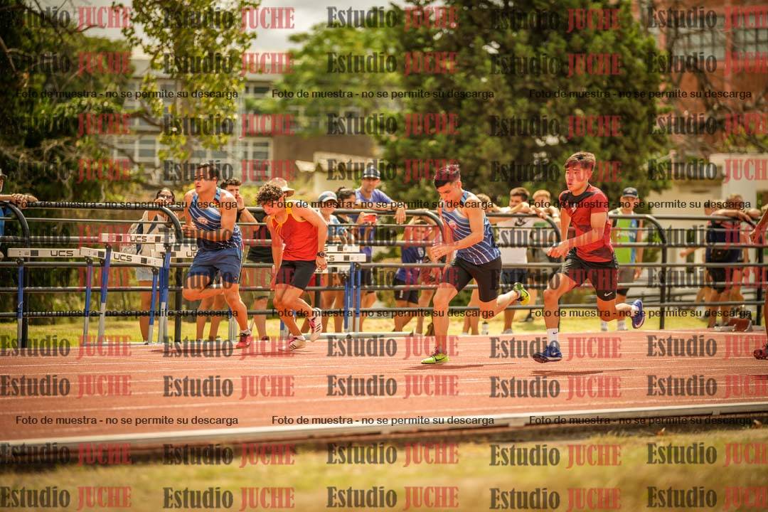 Fotos de los 100 m llanos de varones