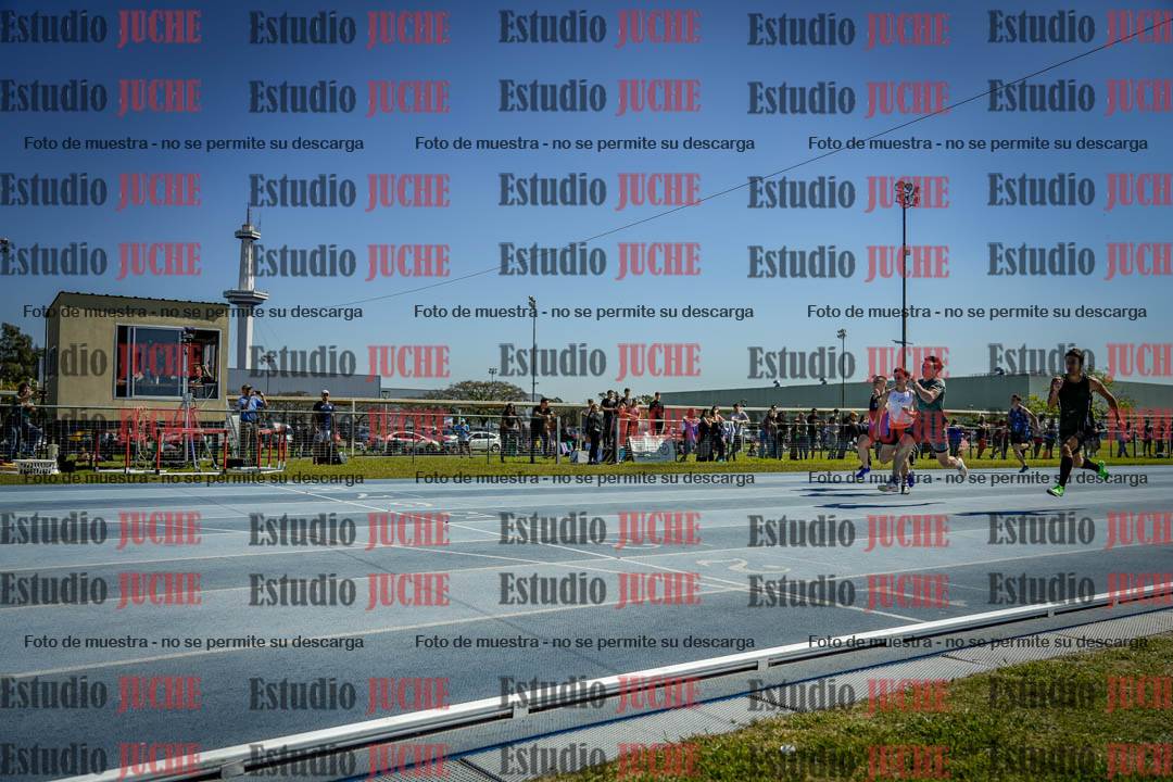 Fotos de los 100 m llanos de varones