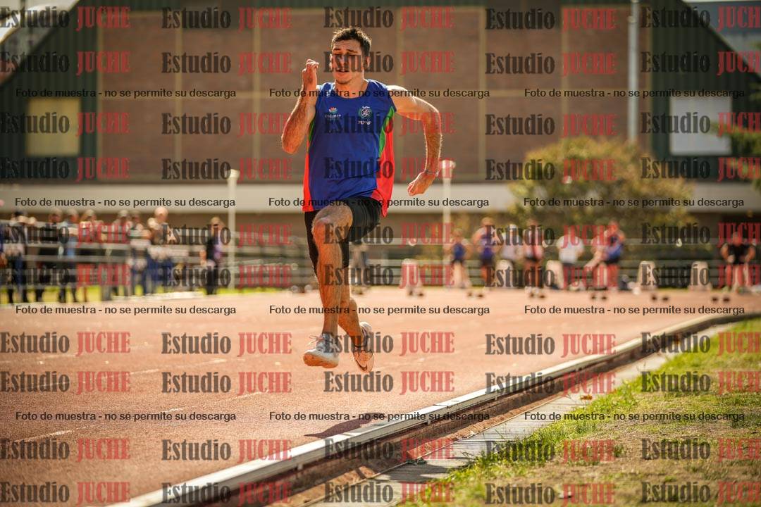 Fotos de los 100 m llanos de varones