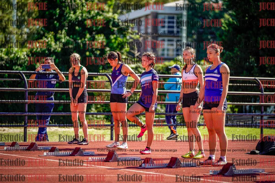 Fotos de los 100 m con vallas de mujeres