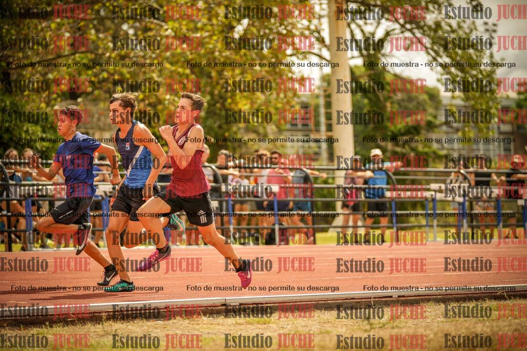 Fotos de los 100 m llanos de varones