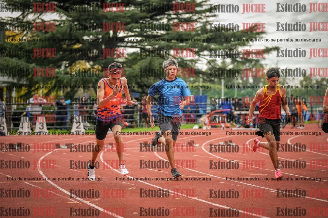 Fotos de los 100 m llanos de varones