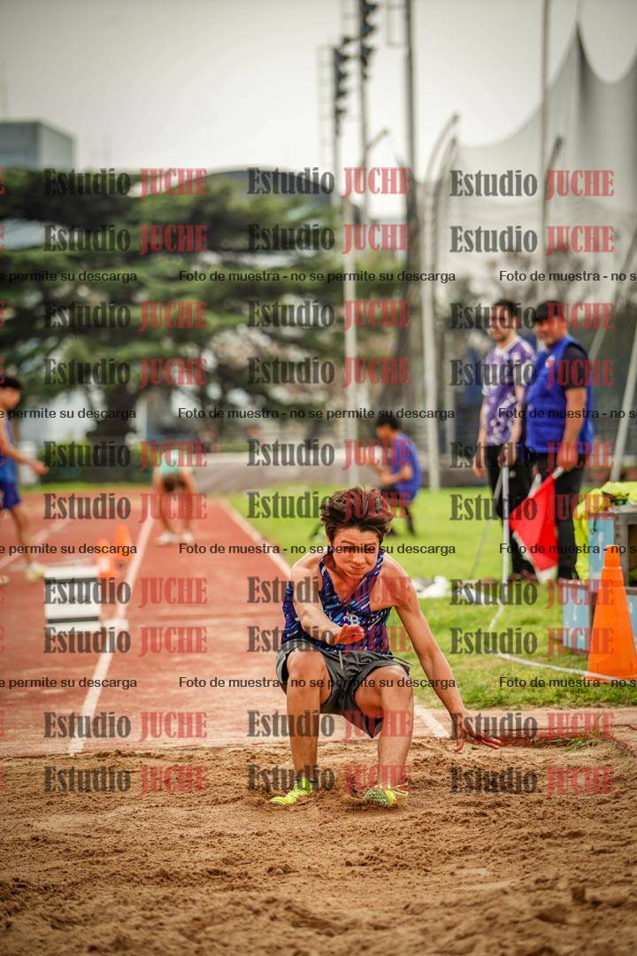 Fotos del salto triple de varones